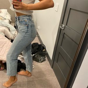 ZARA spring 2020 light wash jeans